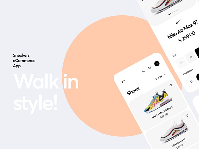 online shop app branding design illustration landing productdesign ui ux