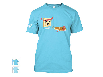 Waffle Knockout Shirt character design illustration t shirt twitch waffle