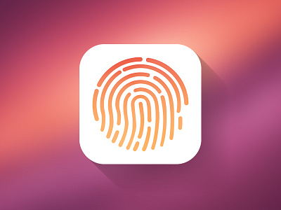 Touch ID Icon 5s apple icon ios7 iphone touch id