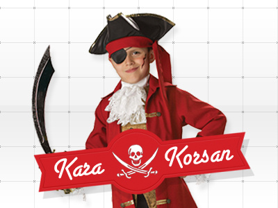 Kara Korsan black children pirate skull