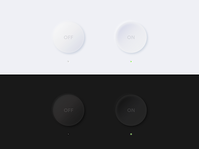 Neomorphism On-Off Switch - Daily UI 015