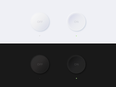 Neomorphism On-Off Switch - Daily UI 015