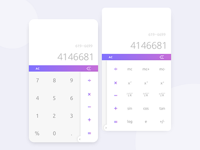 Calculator - Daily UI 004