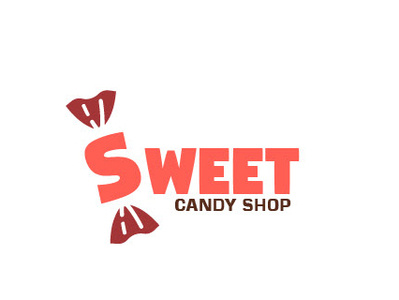 Sweet Candy shop app design icon illustration logo shop online thirty day logo challenge thirty day logos thirtylogo thirtylogos typography vector
