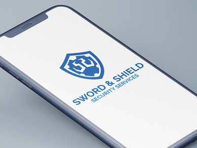 Sword & Shield Logo antiviruslogo app design icon illustration iphone logo thirty day logo challenge thirty day logos thirtylogo type vector