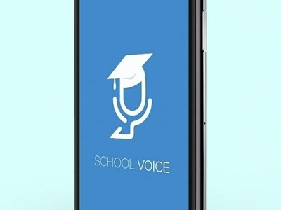 School Voice Logo app branding design icon illustration ios lettering logo shop online type ui ux vector web
