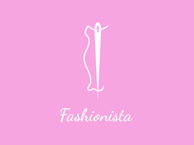 Fashionista Logo app branding design icon illustration ios logo shop shop online thirty day logo challenge thirty day logos thirtylogo thirtylogos type typography vector web website