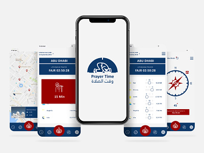 Prayer Time app branding clean design flat icon identity illustration illustrator ios lettering logo minimal mobile ui ui ux design ux ux design vector web