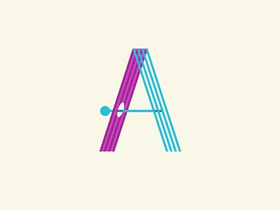 Letter A -Day 1/36 36 days 36 days of type app design icon illustration logo type vector