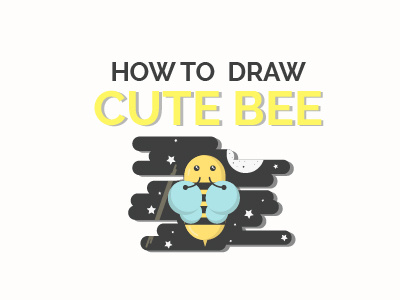 BEE FLATDESIGN animation app bee design flat deisgn icon illustration logo vector watch youtube channel