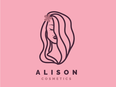 Alison Cosetics app design flat icon illustration lettering logo logocore shop online thirty day logo challenge thirtylogo type typography ui vector web website