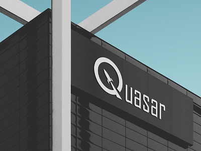 Quasar Logo branding dailylogochallenge design flat flat design flat illustration flatdesign icon illustration logo type ui ux vector web website