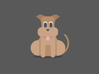 Dog flatdesign animation app design flat flat illustration flatdesign icon illustration ios ui vector web website
