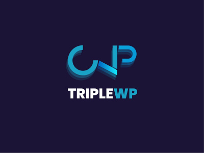 tripleWP app branding design flat illustration flatdesign icon illustration ios logo logocore logodesign logotype type typography vector web website