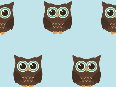 Owl pattern illustration owl pattern