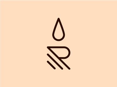 R + Drop Logo