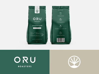 ORU Roasters Branding Project brandidentity coffee design logo monogram packaging design typography