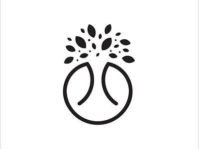 Tree and Lung Logo Concept
