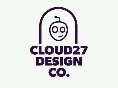 Cloud27 UFO Logo alien branding freelancer graphic design identity logo logo designer logo designers logo system ufo