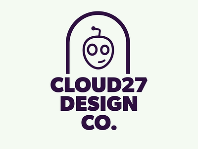 Cloud27 UFO Logo alien branding freelancer graphic design identity logo logo designer logo designers logo system ufo