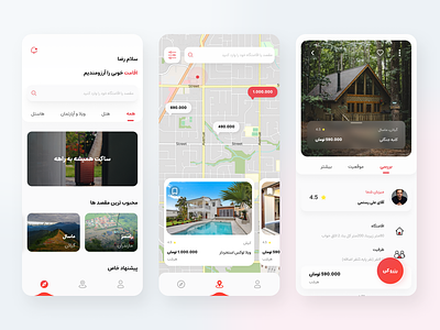 Redesign Eghamat24 app