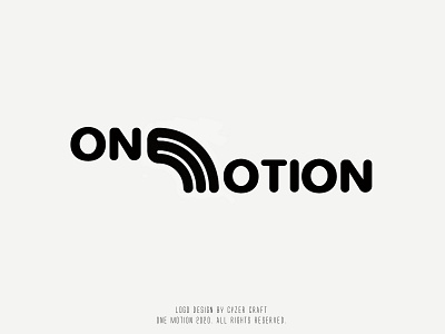 One of the Best Logos in the World - One Motion Logo 2020 2020 design award winning best logo branding creative illustration logo logo design logotype motion design popular top trend typography vector