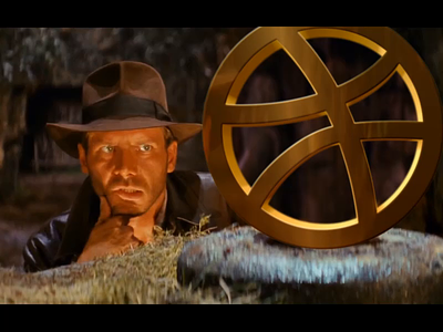 Indiana Jones: The Return of the Golden Dribbble 3d after effects animated animation creative creative design design film gold golden indiana jones logo animation mograph motion design motion graphics motion tracking movie treasure unique vintage