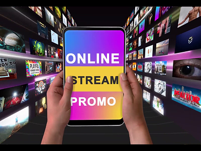 Template: Media Streaming Content Logo for After Effects after effects content creative gallery gamers games gaming iphone library live livestream netflix streamer streaming streaming app tablet twitch video streaming videogames webinar