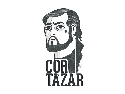 Julio Cortazar Illustration