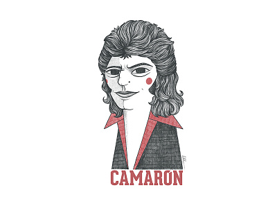Camaron de la Isla caricature cartoon flamenco illustration music people portrait portrait art portrait illustration