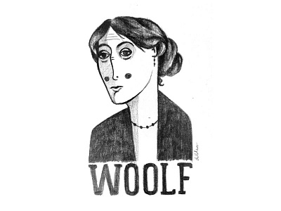 Virginia Woolf character character art famous women illustration ilustracion ilustracion de retratos magazine pencil portrait people portrait portrait art portrait illustration press retrato virginia woolf woman woolf writer