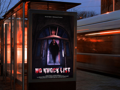 No Knock List Poster Design advertising closet composting designing digital painting editing film poster design graphics movie poster poster poster design