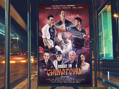 Made In Chinatown Poster Design closet composting design digital painting editing film poster design graphics movie poster poster poster design song poster
