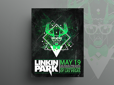 Linkin Park Poster Design closet composting design digitalpainting editing graphics mistry movie poster