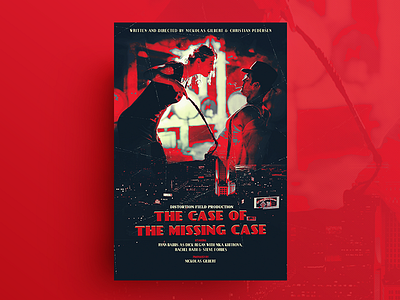 The Missing Case Poster Design closet composting design digitalpainting editing graphics mistry movie poster