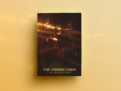 The Hidden Cabin Poster Design book poster composting design digital panting editing graphics hidden cabin poster design poster