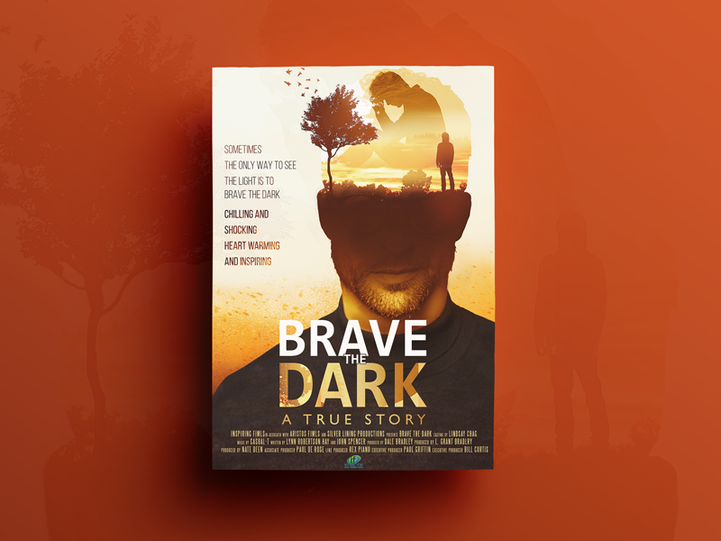 Brave The Dark Poster Design by PosterPro on Dribbble