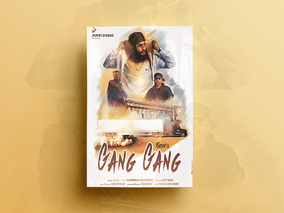 Gang Gang Poster Design composting digital painting editing graphics movie poster poster poster design song poster