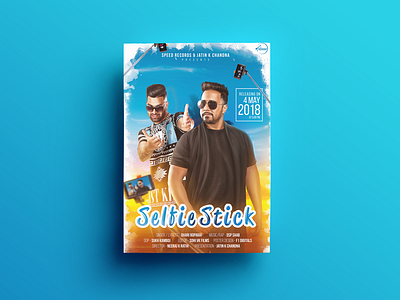 Selfie Stick Poster Design