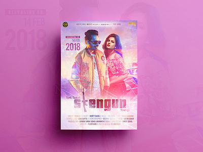 Stengun Poster Design composting digital painting editing film poster design graphics movie poster poster poster design song poster