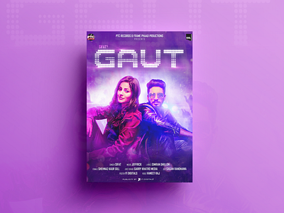 Gaut Poster Design closet composting design designing digital painting editing film poster design graphics illustration movie movie poster poster poster design song poster