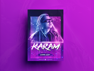 Karam Poster Design closet composting design designing digital painting digitalpainting editing film poster design graphics illustration movie movie poster song poster