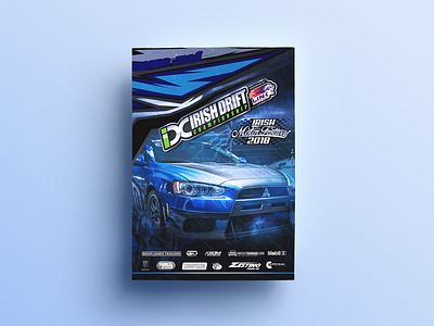 Irish Motor Festival Poster Design closet composting design digital painting digitalpainting editing graphics poster poster design song poster