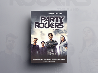 Party Rockers Poster Design closet composting design designing digital painting editing graphics poster design song poster