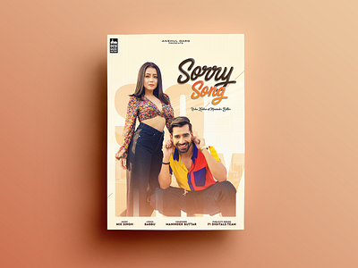 Sorry Song Poster Design closet composting design designing digital painting editing graphics poster poster design song poster