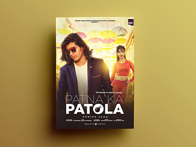 Patna Ka Patola Poster Design closet composting design designing digital painting editing graphics poster poster design song poster