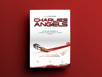 Charlie's Angels Poster Design closet composting design designing digitalpainting editing graphics poster poster design song poster