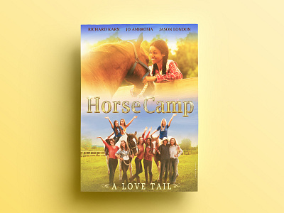 Horse Camp Poster Design closet composting design designing digital painting editing graphics poster poster design song poster