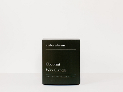 Ember and Beam Candle Box Packaging Design box packaging box packaging design brand direction brand identity brand identity design branding agency branding and identity candle brand candle packaging logo design logotype package design packaging design packaging designer