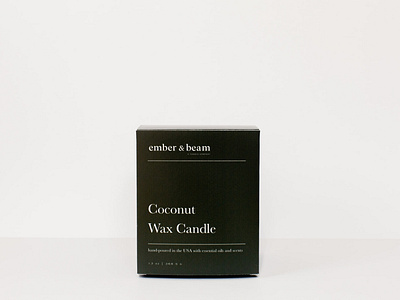 Ember and Beam Candle Box Packaging Design